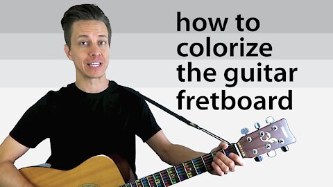 Basics // How to Colorize the Guitar Fretboard