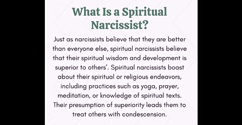 Spiritual Narcissists Aren’t True Believers In Jesus They Have The Spirit of Jezebel, Witches Demons