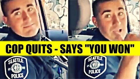 "I'M OUT": Seattle Cop Quits Job Because of Black Lives Matter