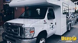 Fully Customized 2015 Motor Coach 2-Chair Mobile Barber Shop Truck for Sale in Illinois