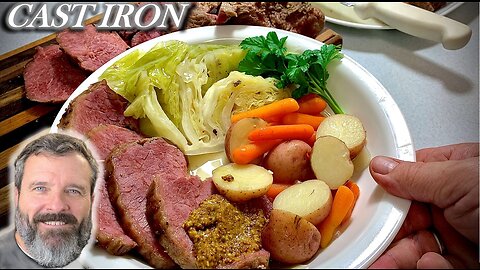 Easy Corned Beef & Cabbage | Make CAST IRON Dutch Oven Corned Beef & Cabbage | Teach a Man to Fish