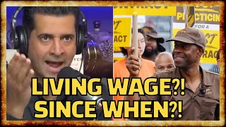Rich Podcaster STUNNED at LIVING WAGE for UPS Workers