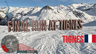 [4K] Skiing Tignes, Final Run of the Season - Aiguille Rouge to Chaudannes, France, GoPro HERO11