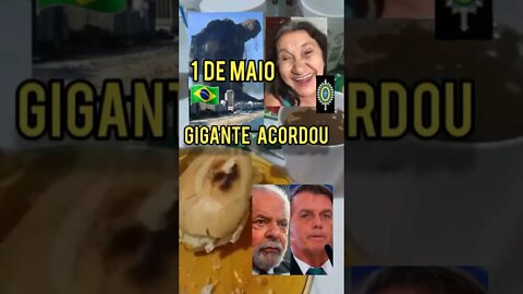 1 de Maio O GIGANTE ACORDOU! Eu ví! #bolsonaro #lula #intervencaomilitar