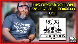 His research led him to our laser!