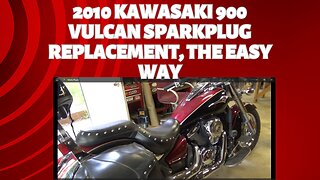 2010 kawasaki vulcan 900 spark plug replacement the easy way