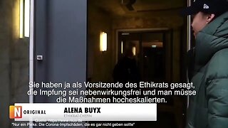 Alena Buyx weigerte sich, die Frage von Giovanna Winterfeldt zu beantworten | ETHIKRat