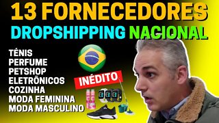 💰 13 FORNECEDORES PARA DROPSHIPPING NACIONAL - EXCLUSIVOS