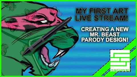 Creating A Parody Of Mr. Beast's Logo [1st Live Stream! - Expect Errors]