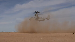 U.S. Marines with Marine Medium Tiltrotor Squadron complete service-level training