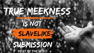 True Meekness │Fruit of the Spirit