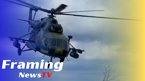 Brigade Penerbangan Ukraina merilis rekaman helikopter tempur melawan pasukan Rusia