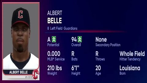 How To Create Albert Belle MLB The Show 22