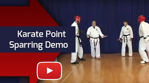 Karate Point Sparring Demonstration - Grandmaster Keith Yates