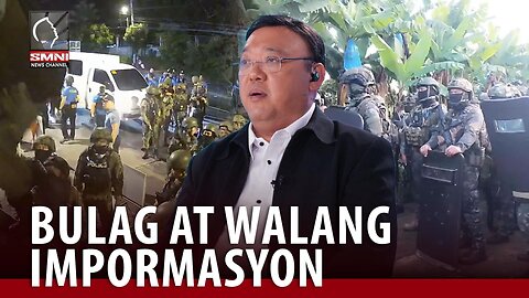 PNP, bulag at walang impormasyon; Hindi alam kung sino ang huhulihin —Atty. Roque