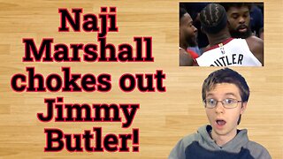 Naji Marshall CHOKES Jimmy Butler Reaction!!! #nba