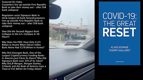 Bank Crash | Silicon Valley Bank Collapses & Regulators Seize Signature Bank In 3rd Largest U.S. Bank Failure | Customers Line Up Outside First Republic Bank to Take Money Out | "I Expect Bank Runs Monday Morning." - Bill Ackman (Billionaire