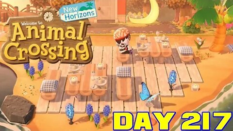 Animal Crossing: New Horizons Day 217 - Nintendo Switch Gameplay 😎Benjamillion