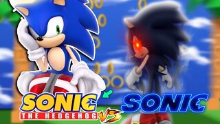 ORIGEM do EVIL SONIC | Sonic vs Evil Sonic #shorts