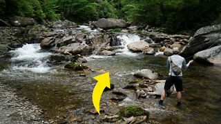 AWESOME Fishing on GORGEOUS Stream in the Smoky Mountains of NORTH CAROLINA - Part 1 of 2