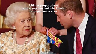 #aovivo Ultimos preparativos da família real .Sepultamento da Rainha Elizabeth #queenelizabeth