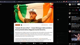 Conor McGregor makes a stand for Ireland people