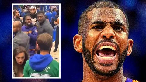 Chris Paul Is FURIOUS After Dallas Mavericks Fan PUSHES His Mom And Family, Removed From Game