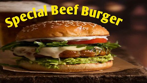 Special Beef Burger | Beef Burger Recipe | WaniFoods
