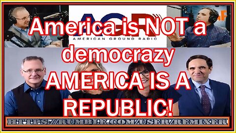 America is NOT a democrazy AMERICA IS A REPUBLIC