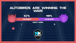 Angry Birds Transformers - War Pass S8 - Day 1 Results