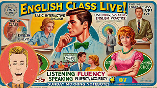 LIVE! Basic English Class Practice Basic English #07 listening speaking fluency
