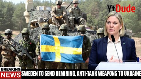 Sweden to send demining, anti-tank weapons to Ukraine
