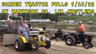 Garden Tractor Pulls 9/10/22 at Stumptown Steam Thrashers Show with Harrison County Lil Hustlers