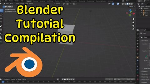 Blender Beginner Tutorial Parts 1 Through 3