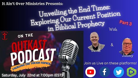 Episode 30 - "Unveiling the End Times:" - (Part 3)