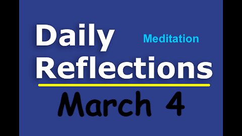 Daily Reflections Meditation Book – March 4 – Alcoholics Anonymous - Read Along – Sober Recovery