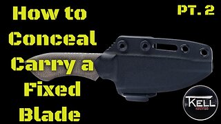 How to EDC Conceal Carry your Knife. More Carry options