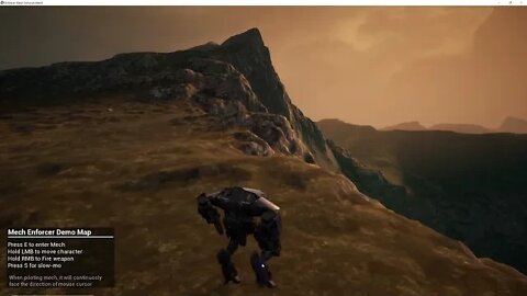 2022 Mech walking about on Valley world