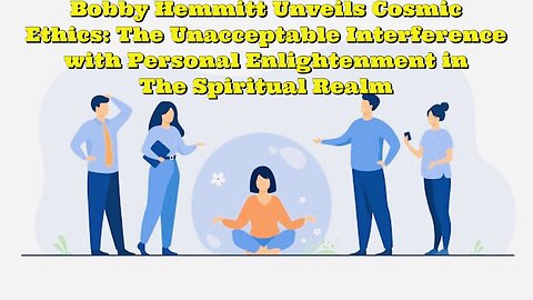 Bobby Hemmitt: Disrupting Individual Enlightenment