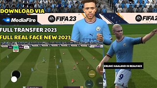 FULL REAL FACE!!FIFA 16 MOD FIFA 23 ANDROID NEW TRANSFERS 2023 & KITS [APK+OBB] OFFLINE PS5 MODE