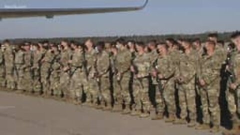 200 US troops arrive in Germany as Russia targets Kyiv, Ukraine