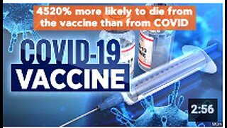 4520% more likely to die from the vaccine than from COVID.