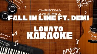 Fall In Line ft. Demi Lovato - Christina Aguilera♬ Karaoke