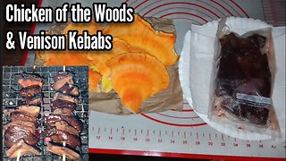 Venison and Chicken of the Woods Mushroom Kebab Recipe