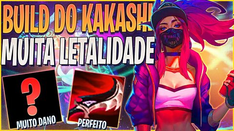 AKALI 100% LETALIDADE - BUILD FULL AD - ME SURPREENDI COM A FORÇA!