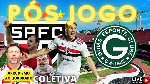 PÓS JOGO SÃO PAULO X GOIÁS AO VIVO BRASILEIRÃO