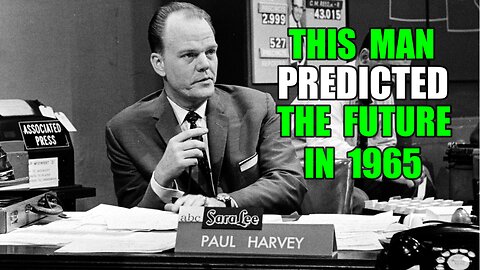 "If I were the DEVIL" Paul Harvey PREDICTED the FUTURE in 1965