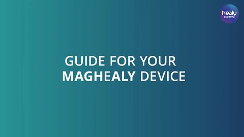 MagHealy Anwendung (1/5): Erste Schritte [ENG]