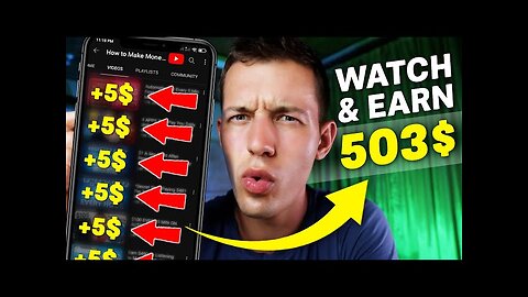 Withdraw $5 For Every Video You Watch - Make Money Online