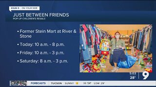 The 'Just Between Friends' consignment sale returns offering items for children and families